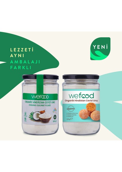 Organik Hindistan Cevizi Unu 320 gr 8681749104345 modelleri