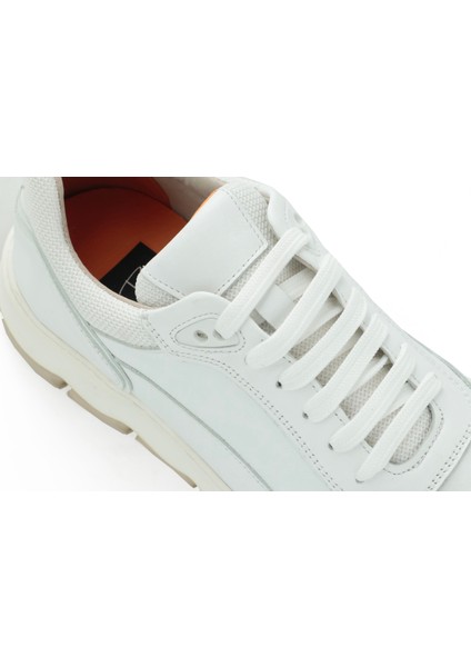 Hakiki Antik Deri Beyaz Spor Erkek Ayakkabı - Eva Taban - 252290 indirimleri