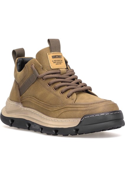 152-22203 Erkek Hakiki Deri Sneaker Bot Kum Rengi fiyatları