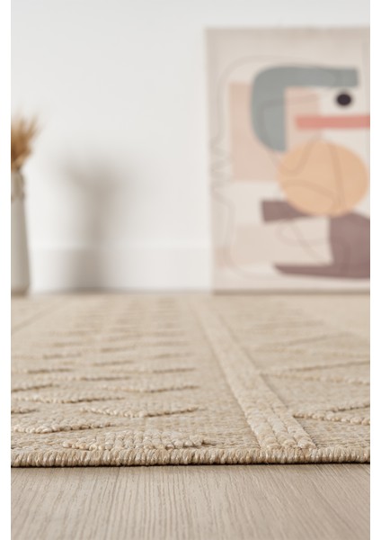 Loopy Bej Halı Salon Oturma Odası Çocuk Odası Yatak Odası Halısı 620 fırsatları