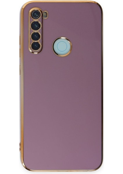 Redmi Note 8 Kılıf Şık ve Parlak Silikon Kapak Ryc/volet