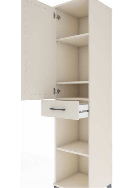 Hyperion Dolap 4 Raflı Tek Çekmeceli Tek Kapaklı 44X44X195 Aytaşı-Aytaşı indirimleri