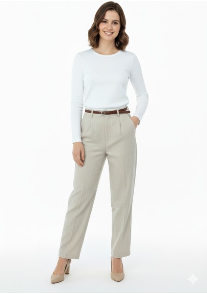 Kadın Düz Renk Yuvarlak Yaka Uzun Kollu Dar Kesim Bedene Oturan Likralı Pamuk Kumaş Badi fiyatları