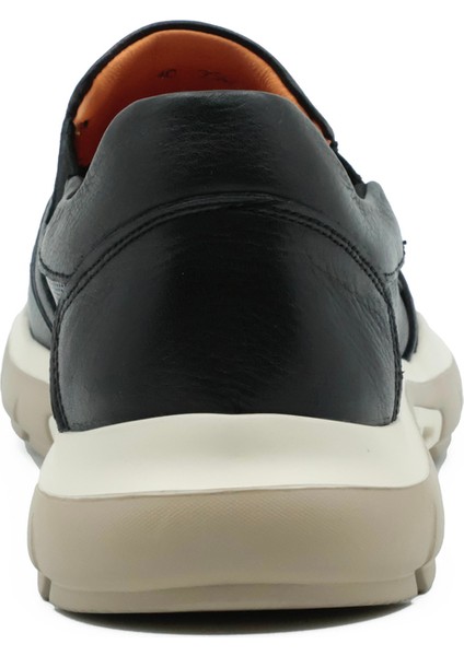 Hakiki Deri Siyah Casual Erkek Ayakkabı - Eva Taban - 256072 modelleri