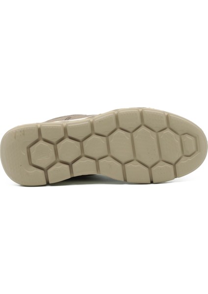 Hakiki Nubuk Deri Bej Spor Erkek Ayakkabı - Eva Taban - 252290 fırsatları