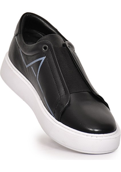 Hakiki Deri Siyah Casual Spor Erkek Ayakkabı Eva Taban - Tuna 1885 indirimleri