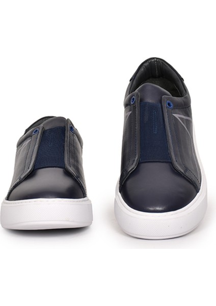 Hakiki Deri Lacivert Spor Casual Erkek Ayakkabı Eva Taban - Tuna 1885 fiyatları