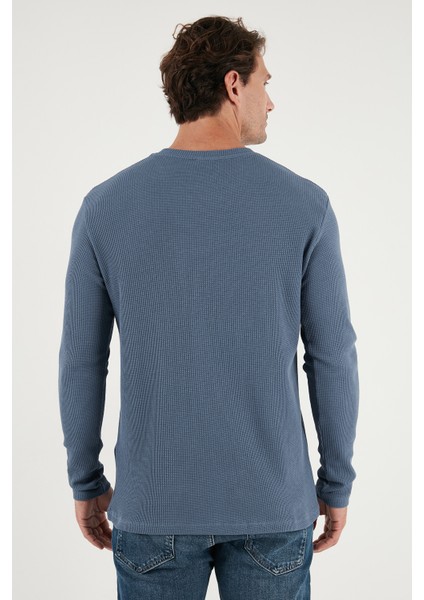 Pamuklu Bisklet Yaka Slim Fit Basic 3'lü Paket Sweat Erkek Sweat 5905073S3 indirimleri