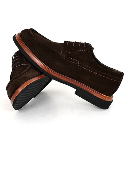 Eva Taban Süet Deri Bağcıklı Casual Erkek Ayakkabı - ES3710 indirimleri