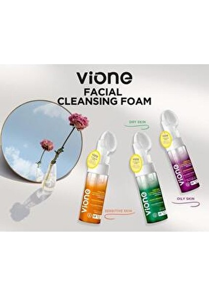 Köpük Yüz Temizleme Ürünü Kolajen İçerikli Arındırıcı 150 ml Karma Ciltler İçin modelleri