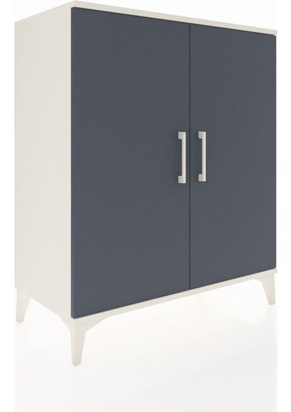 Hyperion Şifonyer 2 Raflı 2 Kapaklı 88X44X106 Aytaşı-Antrasit fiyatları