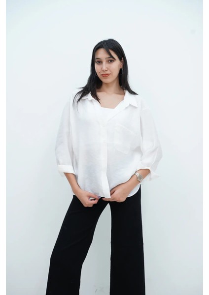 Omuzu Düşük Oversıze Gömlek fiyatları