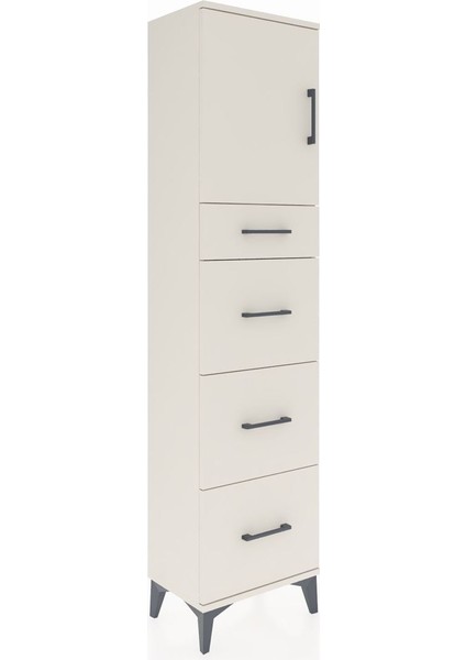 Arges Dolap 2 Raflı 4 Çekmeceli Tek Kapaklı 44X30X182 Aytaşı-Aytaşı fiyatları