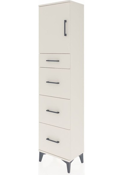 Arges Dolap 2 Raflı 4 Çekmeceli Tek Kapaklı 44X30X182 Aytaşı-Aytaşı modelleri