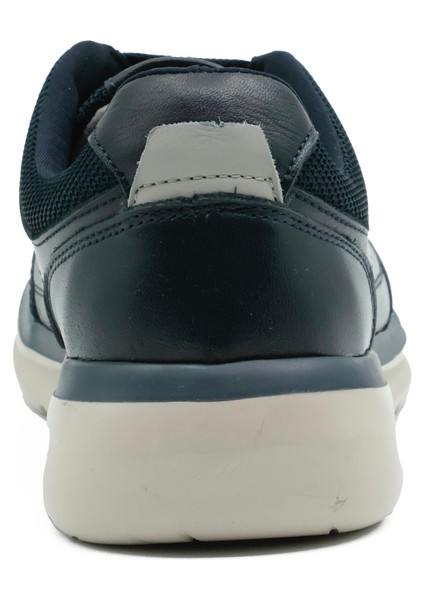 Hakiki Deri Lacivert Casual Spor Erkek Ayakkabı - Eva Taban 242010 fırsatları