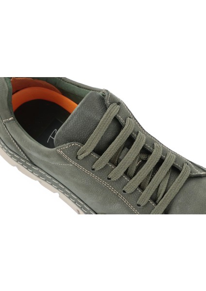 Hakiki Nubuk Deri Casual Spor Erkek Ayakkabı - Eva Taban 251282 indirimleri