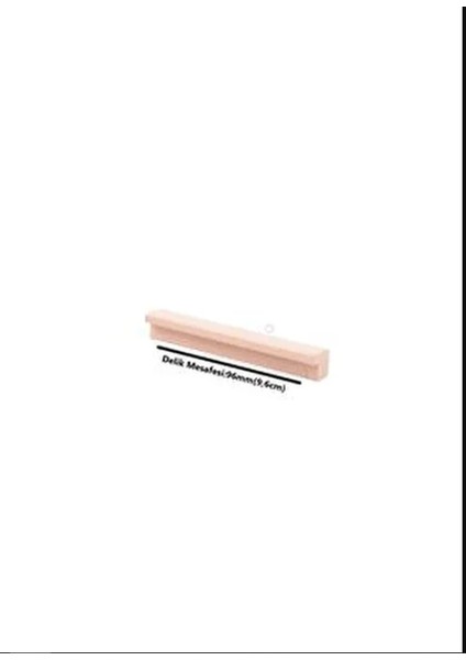 Gold Ahşap Kulp Modern Tasarım 96 mm Mutfak Mobilyası İçin Lüks Kullanım
