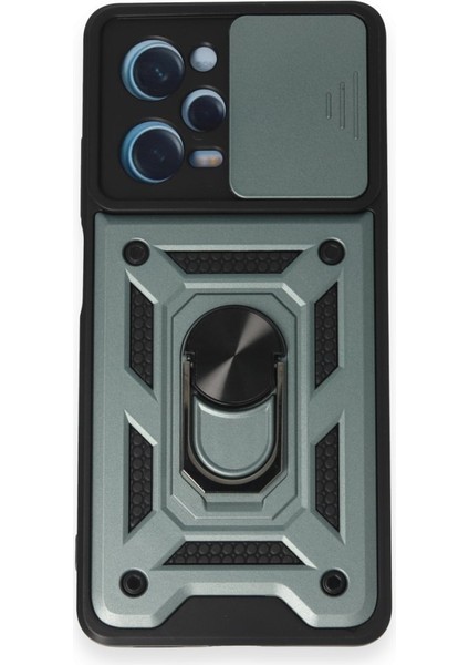 Poco X5 Pro 5g Kılıf Kamera Koruma Sürgülü Şık Pars Tank Sert Silikon Kapak