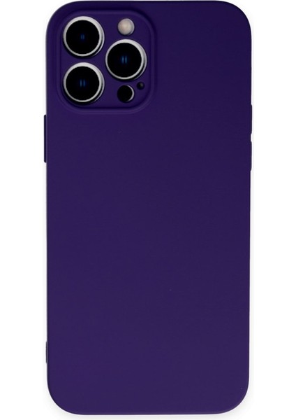 iPhone 13 Pro Içi Kadife Kaplı Esnek Silikon Kapak Ryc/ Nano Lansman