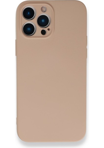 iPhone 13 Pro Max Içi Kadife Kaplı Esnek Silikon Kapak Ryc/ Nano Lansman