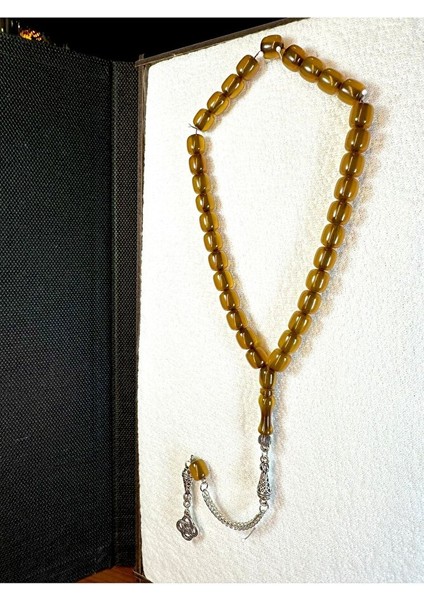 Çubuk Kehribar Tesbih Sarı-Bal Renkli Kapsül Kesim T-188 fırsatları