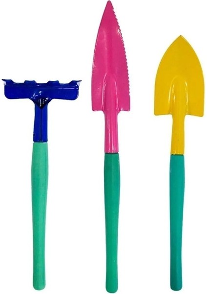 Bahçe Hobi Seti Bahçıvan Hobi Set 3'lü ( Tırmık, Kürek, Ince Toprak Aktarıcı ) fiyatları