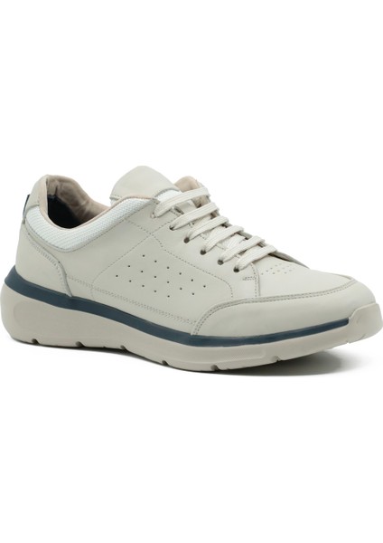 Hakiki Deri Bej Casual Spor Erkek Ayakkabı - Eva Taban 242010 fiyatları