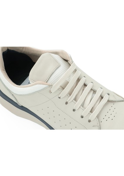 Hakiki Deri Bej Casual Spor Erkek Ayakkabı - Eva Taban 242010 fırsatları