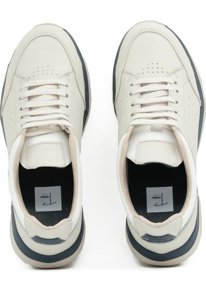 Hakiki Deri Bej Casual Spor Erkek Ayakkabı - Eva Taban 242010 indirimleri