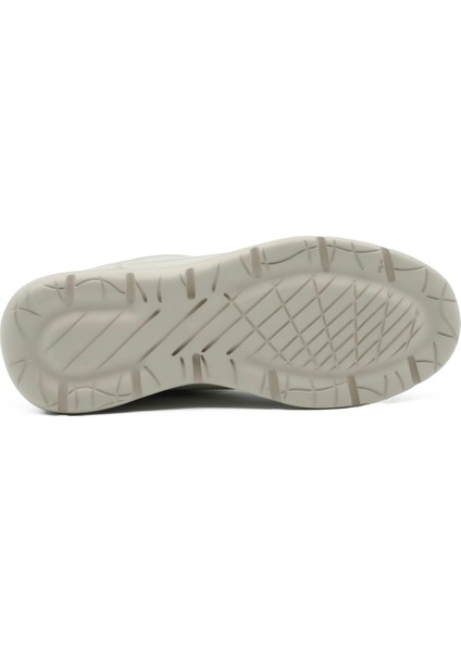 Hakiki Deri Bej Casual Spor Erkek Ayakkabı - Eva Taban 242010