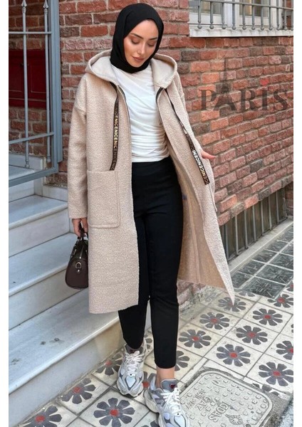 Fermuarlı Çift Cepli Buklet Kaban fiyatları