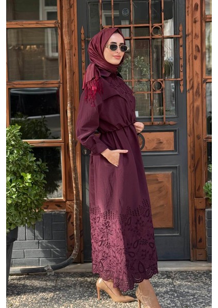 Elbise 2502-5023 Bordo fiyatları