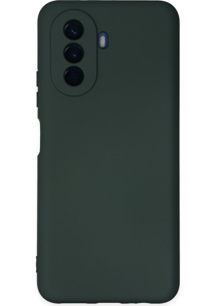 Huawei Nova Y70 Içi Kadife Kaplı Esnek Silikon Kapak Ryc/ Nano Lansman