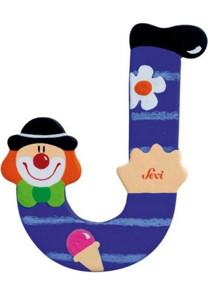 Nessiworld Palyanço Ahşap Harf J