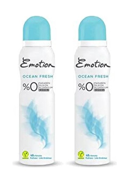 Deodorant Ocean Fresh 150 ml 2 Adet Ferahlatıcı Etkiyle Cildinizi Taze Tutun