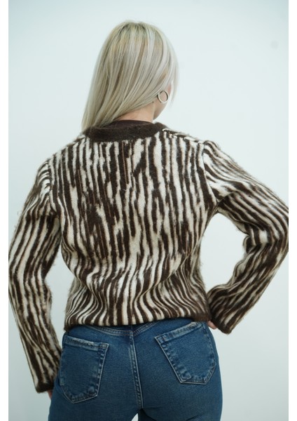 Zebra Desen Hırka modelleri