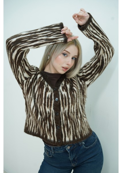 Zebra Desen Hırka fırsatları