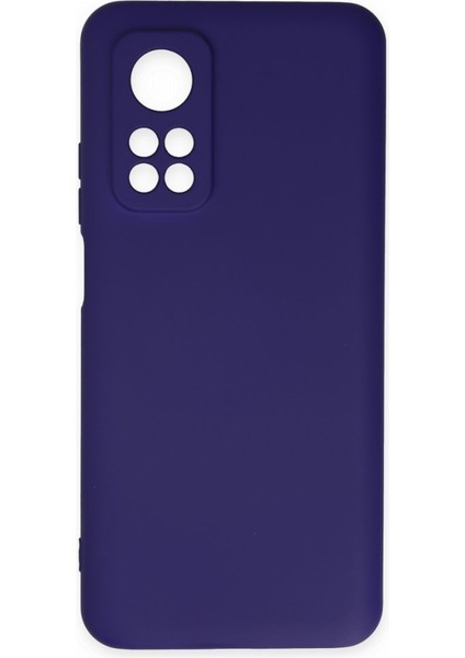 Xiaomi Mi 10T Pro Kılıf Içi Kadife Kaplı Nano Silikon Kapak - Mor