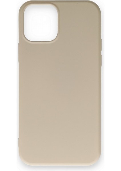 iPhone 12 Pro Içi Kadife Kaplı Esnek Silikon Kapak Ryc/ Nano Lansman