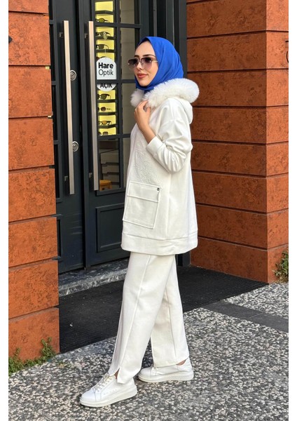 Pantolonlu Takım MB24.706 Ekru fiyatları