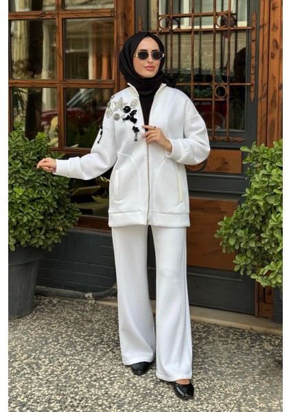 Star Pantolonlu Takım 25W4031 Ekru