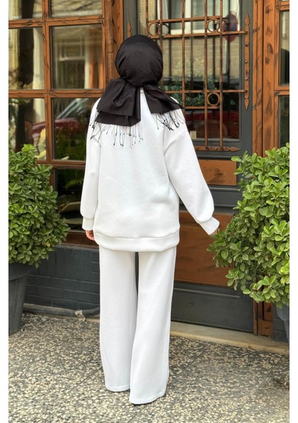 Star Pantolonlu Takım 25W4031 Ekru fırsatları