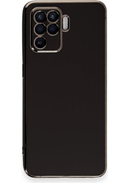Oppo Reno 5 Lite Kılıf Şık ve Parlak Silikon Kapak Ryc/volet