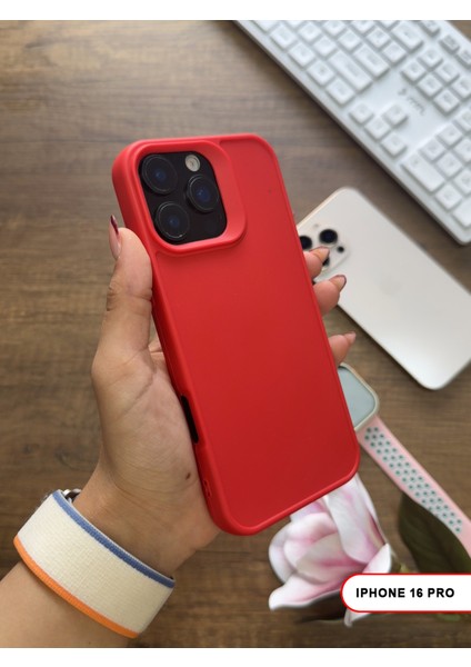 iPhone 16 Pro Uyumlu Kamera Korumalı Darbeye Dayanıklı Renk Atmayan Keep Silikon Kılıf