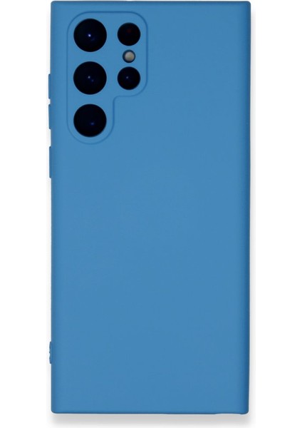 Samsung Galaxy S23 Ultra Içi Kadife Kaplı Esnek Silikon Kapak Ryc/ Nano Lansman