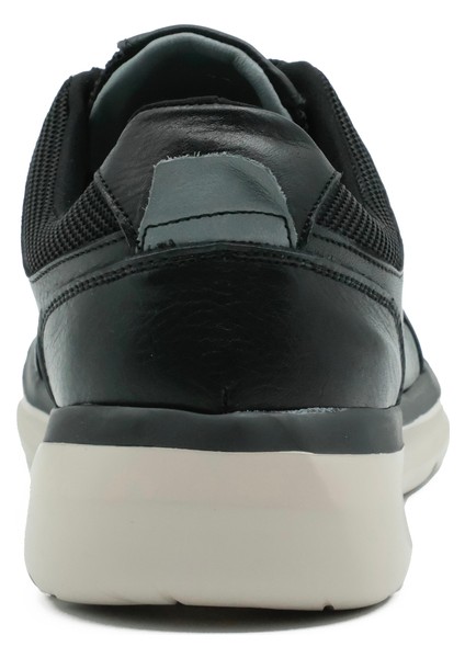 Hakiki Deri Siyah Casual Spor Erkek Ayakkabı - Eva Taban 242010 modelleri