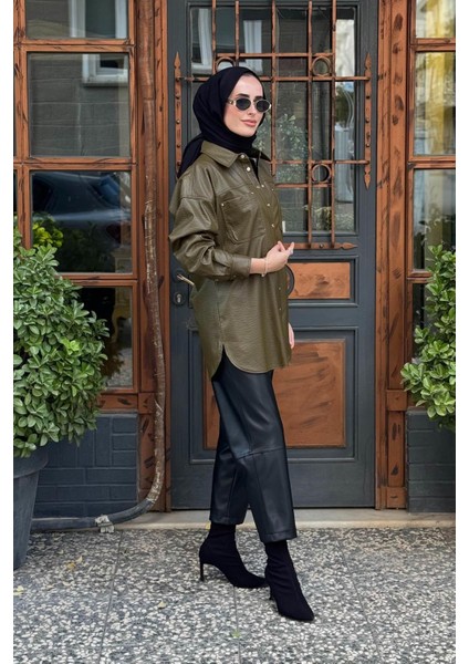 Ceket KA-A24-13091 Haki modelleri