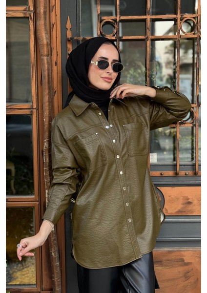 Ceket KA-A24-13091 Haki fırsatları