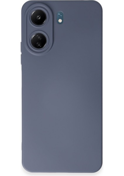 Redmi 13C Kılıf Içi Kadife Kaplı Nano Silikon Kapak - Gri