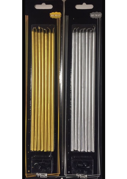 Uzun Pasta Mumu 20 cm 7li Set